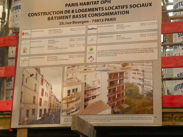  construction de 8 logements locatifs, 25, rue Bourgon